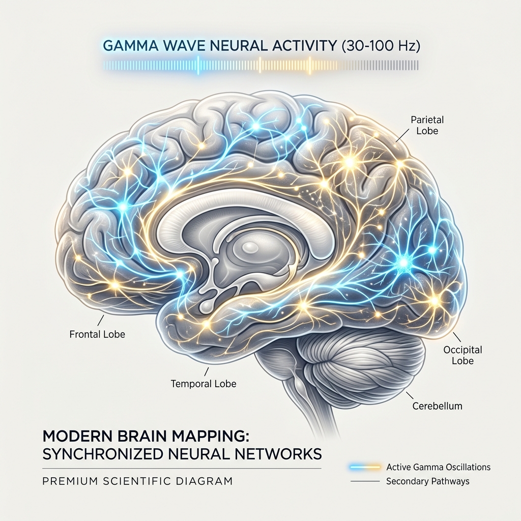 Brain Gamma Wave Stimulation Graph