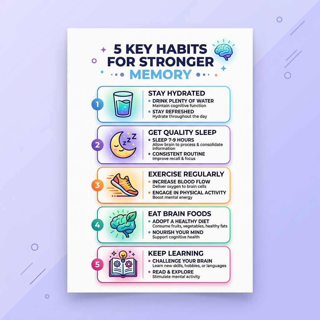 Habits Infographic Mockup